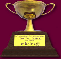 1996 Fall Classic Champion Trophy for mheinz@
