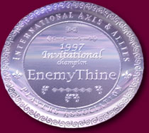 1997 Invitational Champion Plaque for EnemyThine